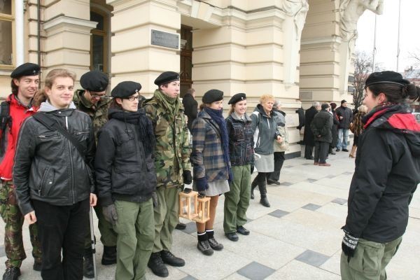 Nowy Sącz: spotkanie opłatkowe na Rynku [ZDJĘCIA]