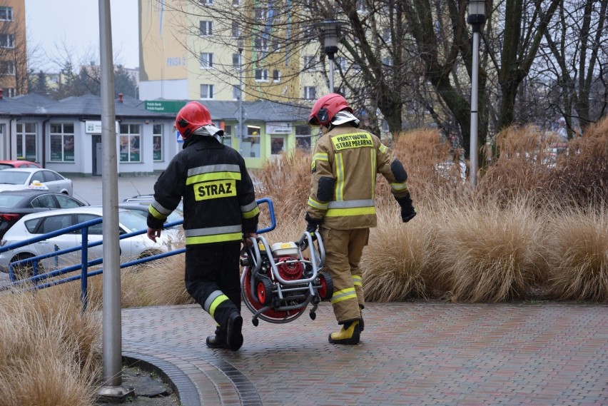 Pożar sauny na osiedlu Widok w Skierniewicach