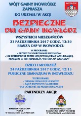 Bezpieczne dni gminy Inowłódz. Spotkania z mieszkańcami i młodzieżą szkolną