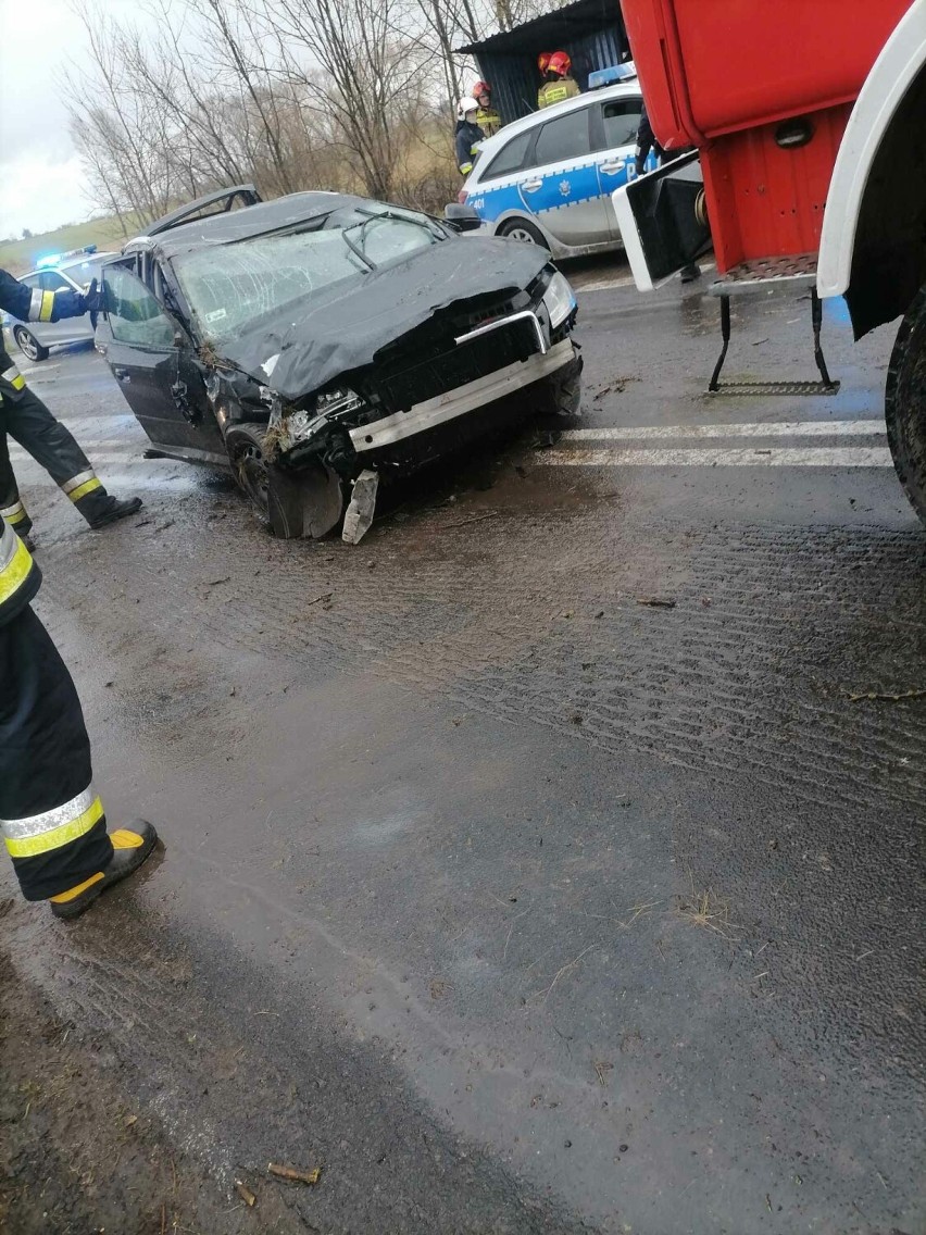Wypadek w m. Wiktorowo, w gminie Lubraniec