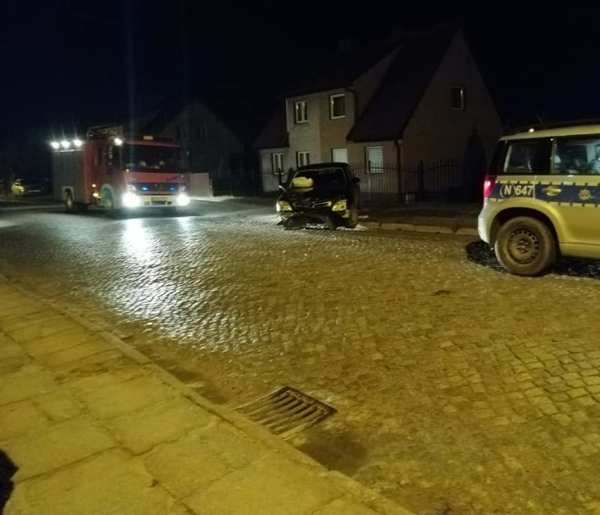 Wypadek na ul. Malborskiej w Prabutach