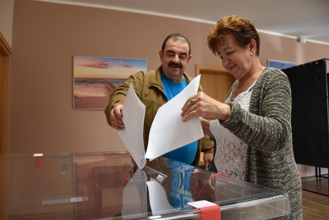 W lokalu wyborczym na ulicy Kaczorskiej w Pile do godz. 12. frekwencja wyniosła 18 proc.