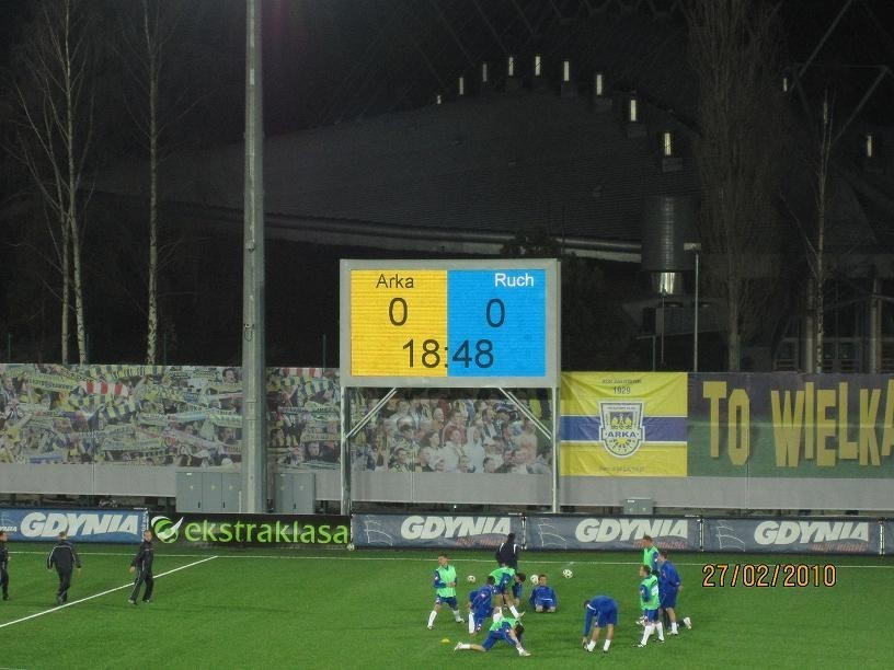  Arka Gdynia - Ruch Chorzów 0:3  (0:1)