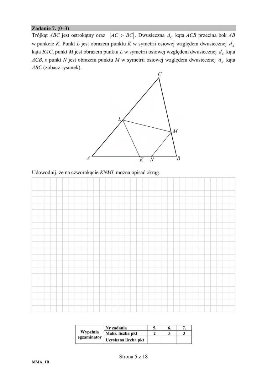 Matura Matematyka 2018 rozszerzenie: Ciągi i trygonometria...