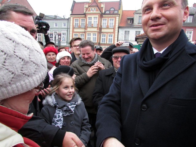 Andrzej Duda we Wrześni.