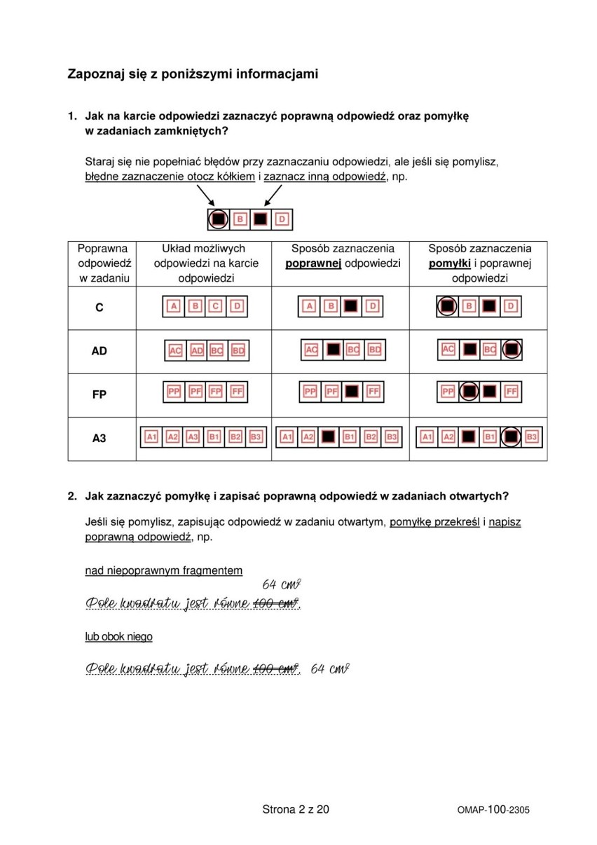 Egzamin ósmoklasisty 2023 z matematyki - Zobacz ARKUSZ CKE i ODPOWIEDZI. Sprawdź, czy zdałeś!