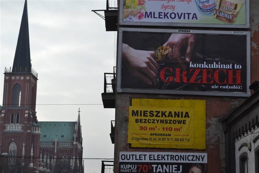 "Konkubinat to grzech. Nie cudzołóż!" - billboardy na ulicach [SONDA]