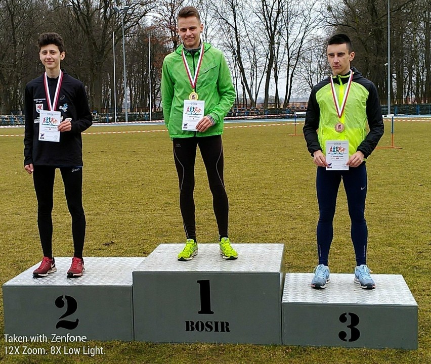 II m Michał Dzideczek- Junior Młodszy bieg 3000 m