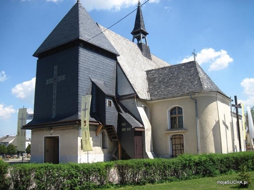 Kościół św. Bartłomieja w Suchej. W 1980 roku wydzielono...