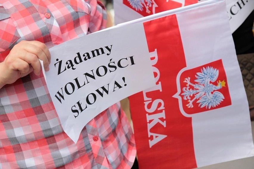 Marsz w obronie TV Trwam w Krakowie