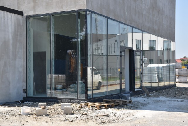 Prace budowlane na terenie dworca autobusowego w Wadowicach
