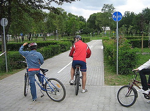 Miasteczko Ruchu Drogowego w Będzinie. 140 dzieci zdawało egzamin na kartę rowerową