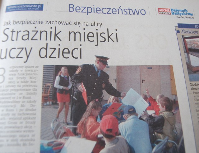 Strażnicy odwiedzili m.in. Szkołę Podstawową nr 1