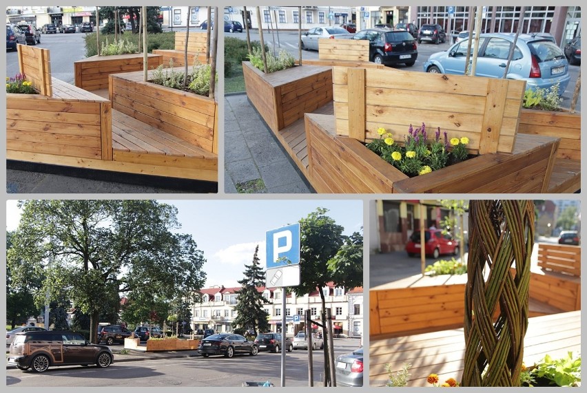 Dotąd we Włocławku był tylko jeden parklet u zbiegu pl....