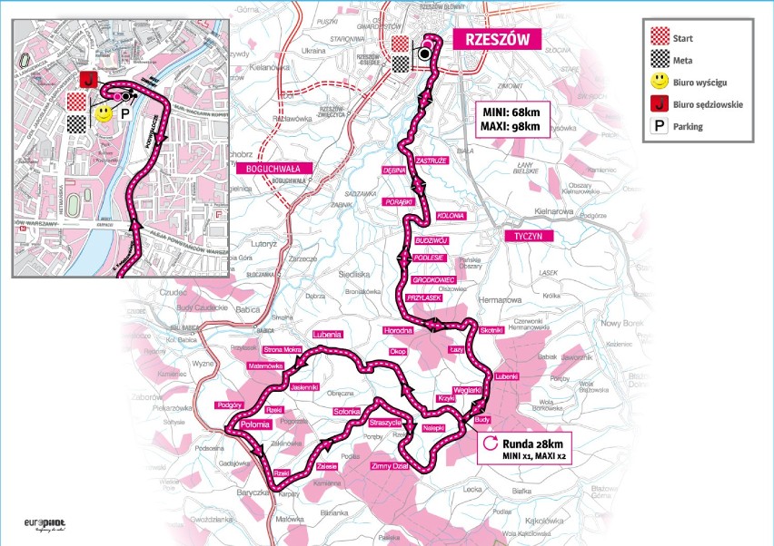 Mapa i profile trasy Tauron Lang Team Race 2015