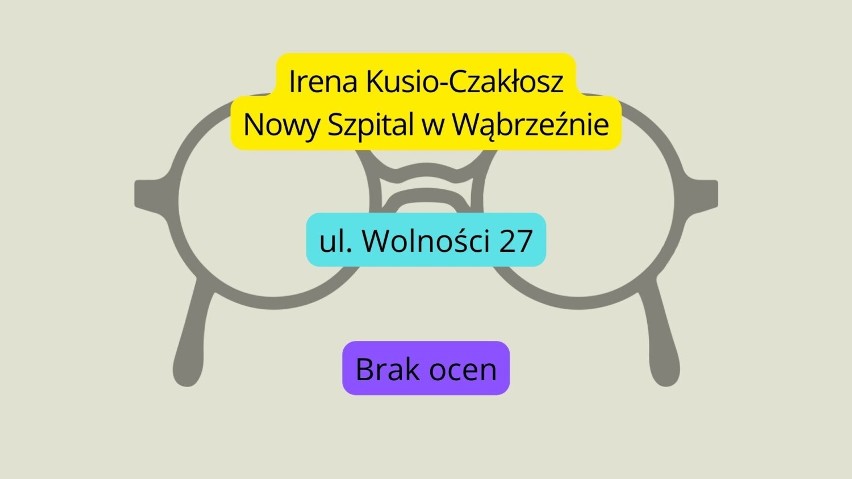 Najlepszy okulista w Wąbrzeźnie. Oni mają najlepsze opinie pacjentów według rankingu ZnanyLekarz.pl