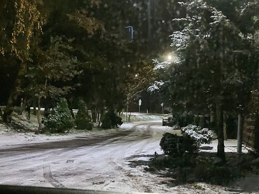 Pierwszy śnieg w powiecie obornickim. Cały region przykrył biały puch [ZDJĘCIA]