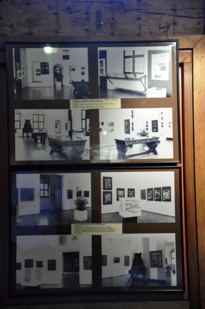 Muzealne wystawy z lat 1948-80 na fotografiach - wystawa w Herbaciarni - FOTO