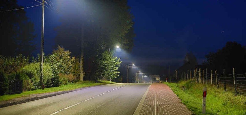 Trzebielino. Jako pierwsi w Polsce w pełni oświetleni w technologii LED. Zaoszczędzą 55 proc.