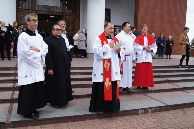 Peregrynacja symboli ŚDM na Dybowie w Kutnie