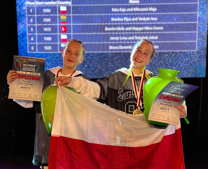 Maja Milczarek z Tomaszowa mistrzynią świata w tańcu hip-hop w duetach federacji IDO! Wielki sukces 12-latki. ZDJĘCIA