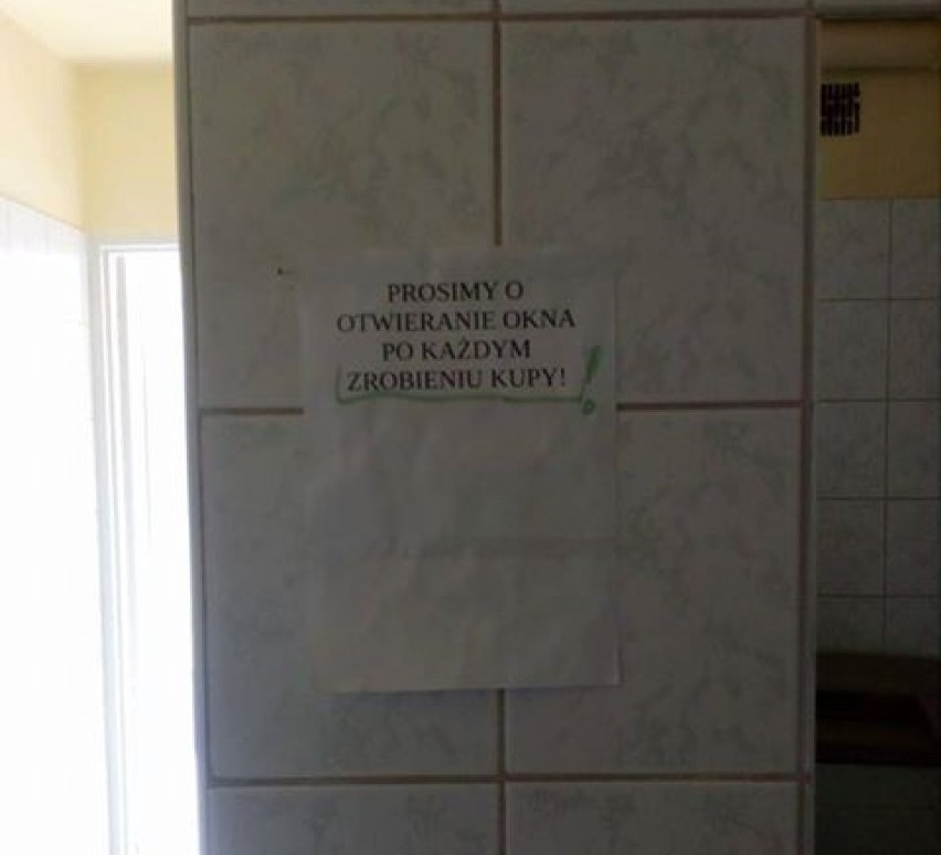 "Oto co dziś zobaczyłam w Drugim Urzedzie Skarbowym w Katowicach - toaleta na 5 piętrze"