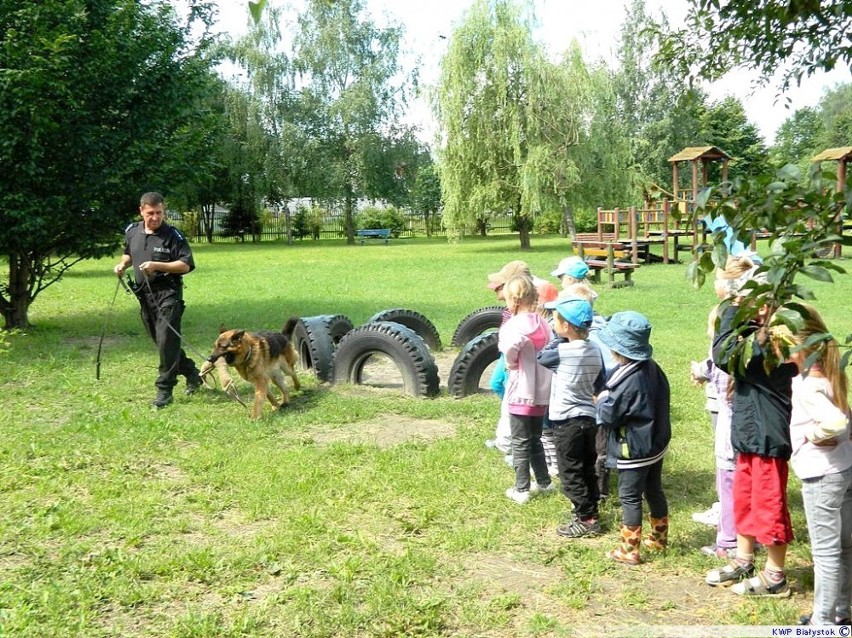 Spotkanie policjantów z dziećmi [zdjęcia]