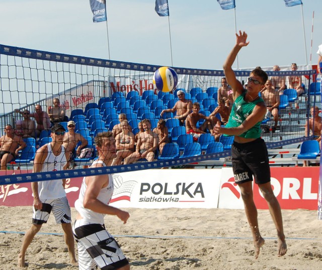 W ubiegłym roku w turnieju eliminacyjnym Beach Ball Tour w Krynicy Morskiej zagrali Zbigniew Bartman i Daniel Pliński