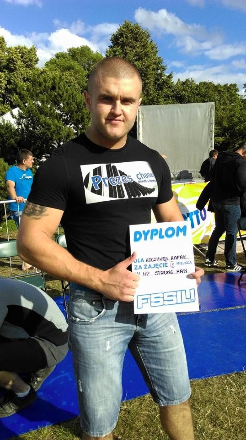 Strongman ze Skierniewic walczył do końca