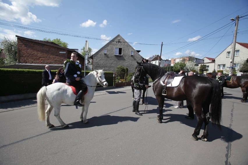 Procesja konna w Ostropie 2014