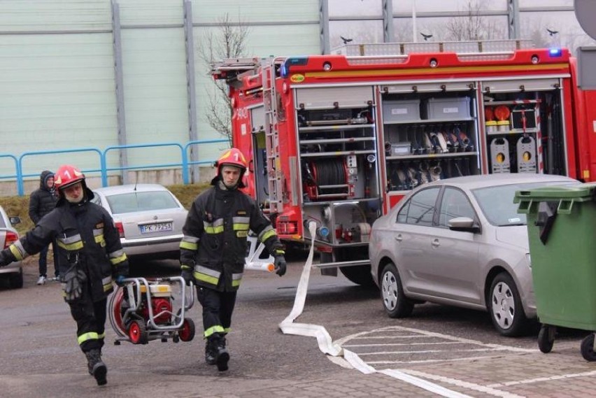 Straż pożarna w Kaliszu ćwiczyła w kaliskim oddziale Zakładu...