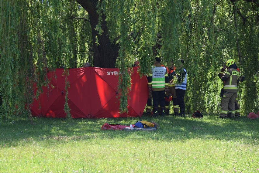 Park Przyjaźni w Kaliszu. Z jednego ze stawów wyłowiono...