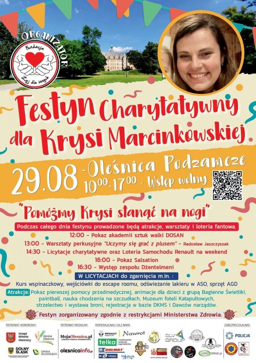 Festyn charytatywny na rzecz Krysi Marcinkowskiej już jutro!