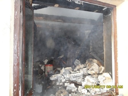 Wielki pożar w Szczucinie: spłonęła stolarnia [ZDJĘCIA]