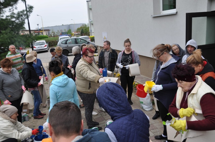 Wzięli sprawy w swoje ręce i pomalowali przedszkolny płot