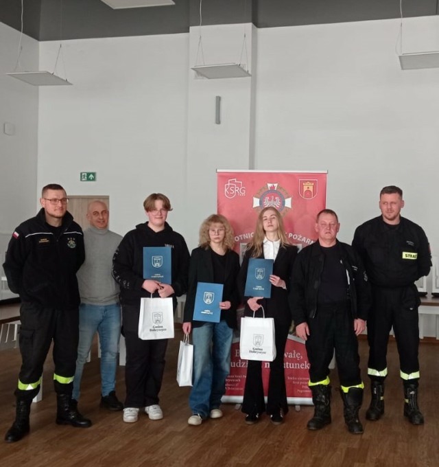 W Dobryszycach odbyły się eliminacje gminne Ogólnopolskiego Turnieju Wiedzy Pożarniczej „Młodzież Zapobiega Pożarom"
