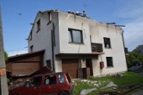 Śląskie: Trąba powietrzna uszkodziła 22 budynki w Kaniowie. Potężny wiatr zrywał dachy domów