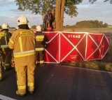 Tragiczny wypadek w Sierzchowie. Kierowca zginął na miejscu