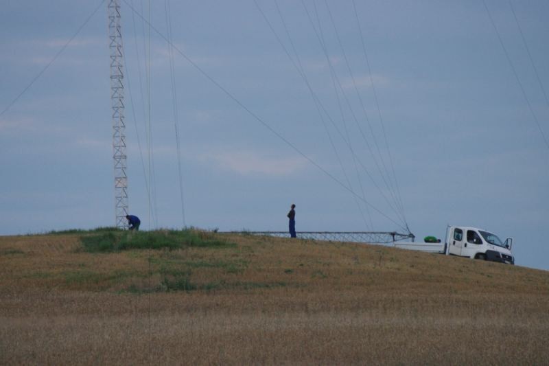 Farma wiatrowa w Koślince: Rozbiórka po nocy