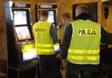 Nielegalne automaty do gier w barze w Parczewie