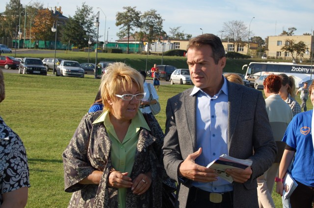 Minister Nowak w czasie kampanii wyborczej odwiedził Tczew