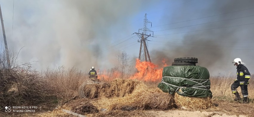 Strażacy mają wiele pracy w całym powiecie głogowskim i...