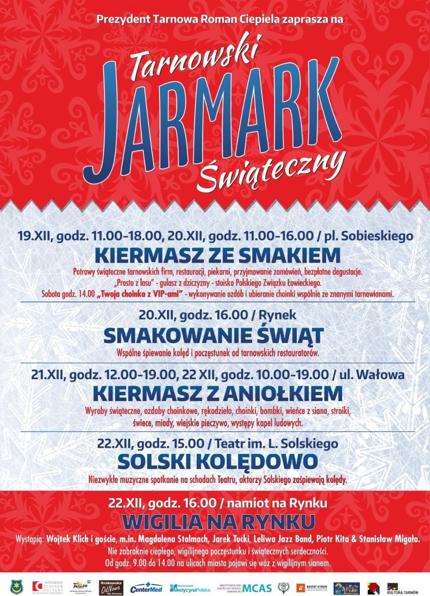Rynek Tarnowski

19 grudnia, 10.00-19.00

Na tarnowskim...