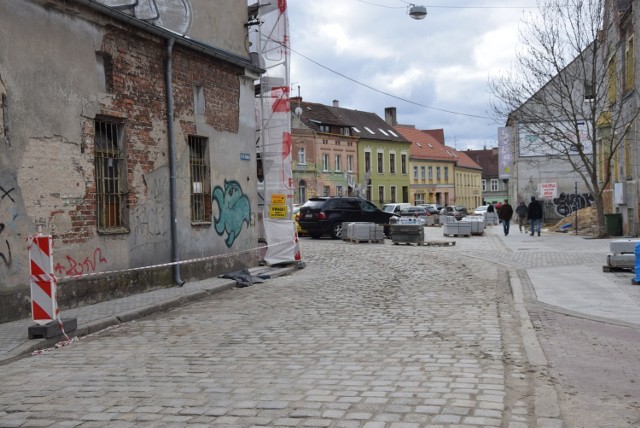 Zielona Góra, 18 marca 2019. Zmiany w okolicy Placu Matejki.