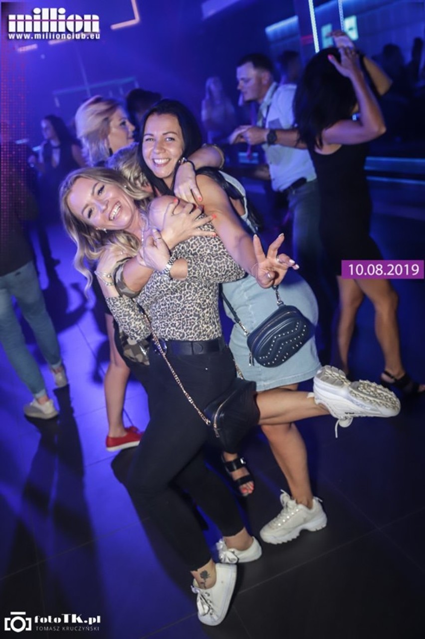 Impreza w klubie Million Włocławek - 10 sierpnia 2019 [zdjęcia]