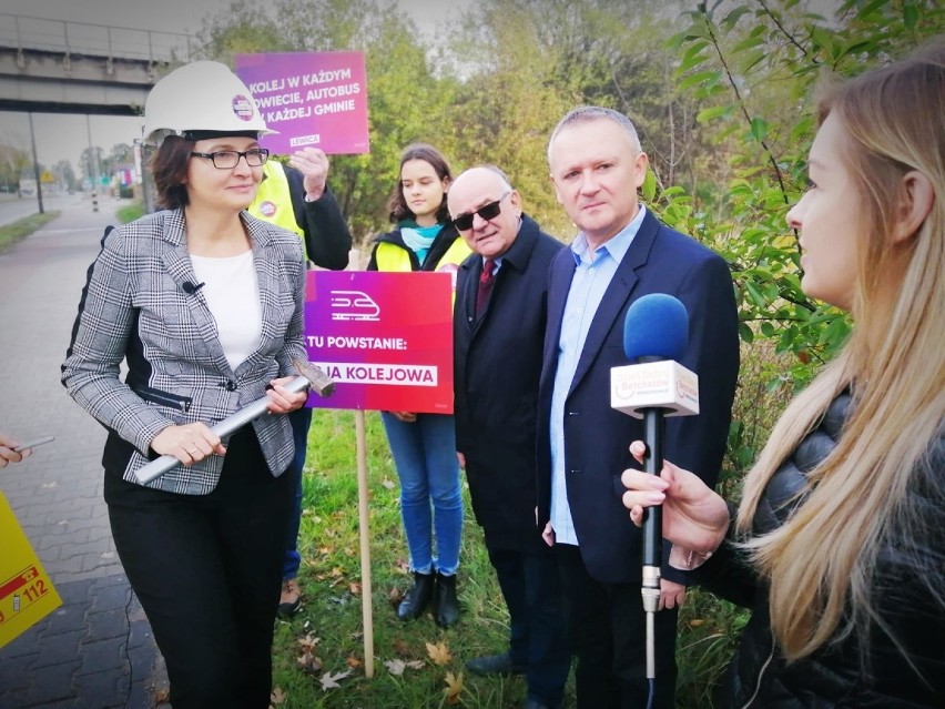 Kandydaci Lewicy proponują budowę... stacji kolejowej w Bełchatowie i podróż pociągiem do Łodzi 