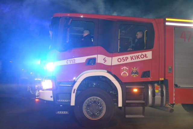 Powitanie ciężkiego wozu ratowniczo- gaśniczego dla OSP w Kikole