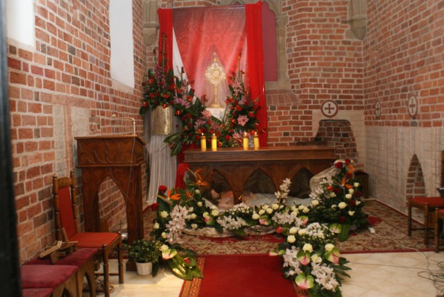 Grób Pański w kościele  św. Stanisława Biskupa i Męczennika (franciszkanów)