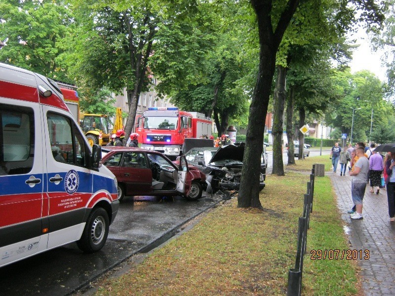 Białogard: Wypadek na ul. Grunwaldzkiej - 29.07 - [zdjęcia]