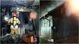 Nocny pożar domu przy ul. Grunwaldzkiej w Tarnowie. Kilka zastępów straży pożarnej w akcji gaśniczej, ogromne straty. Mamy zdjęcia z akcji